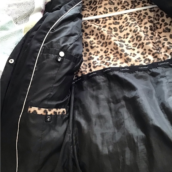 Womens Calvin Klein Full length Quilted Down Coat - Picture 4 of 5